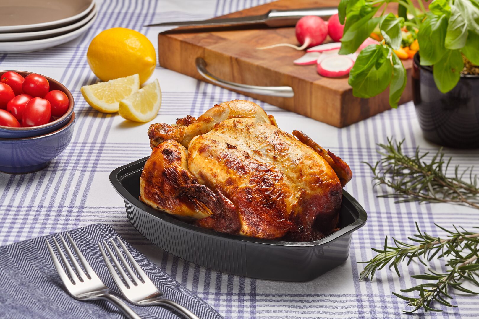 BetterSelection black Chicken Tray (Large)