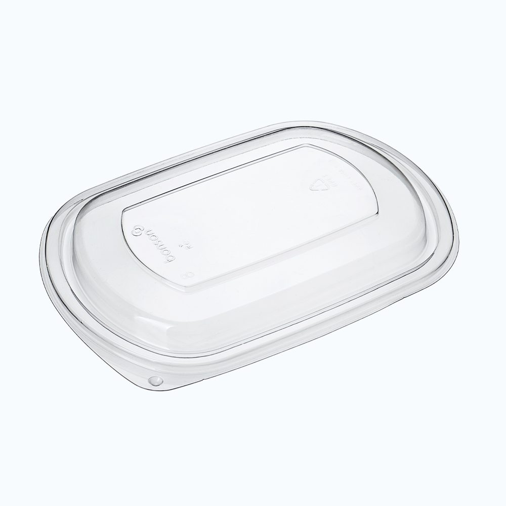 Homeal™ PET Raised Lids for Oval Containers