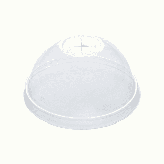 BioChoice PLA Bioplastic Dome Cup Lids with Hole_product_PLA-C76-DX