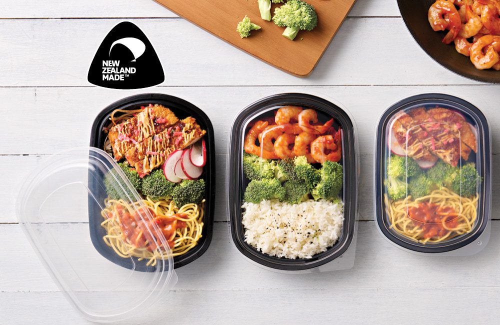 12oz Black Meal Prep Rectangle Single Compartment Food Containers. -  Pak-Man Packaging