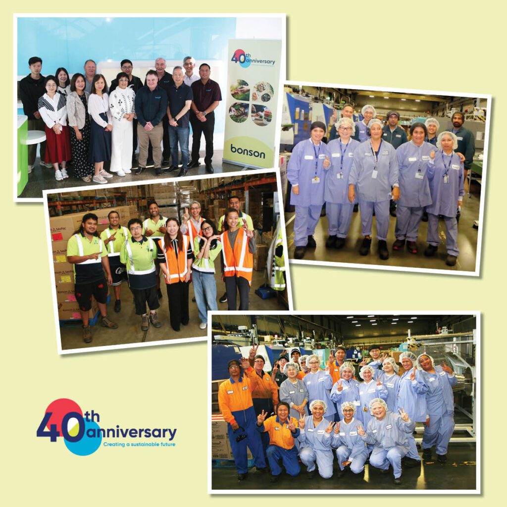 Celebrating 40 years of food packaging - Bonson NZ